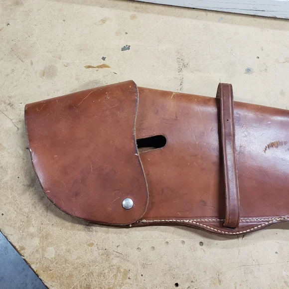 Hunter 'Gunlock' Leather Rifle Scabbard - Style 412 26 - Picture 4 of 16